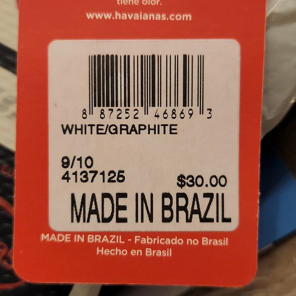 NWT Havaianas Size 9 - Picture 5 of 5